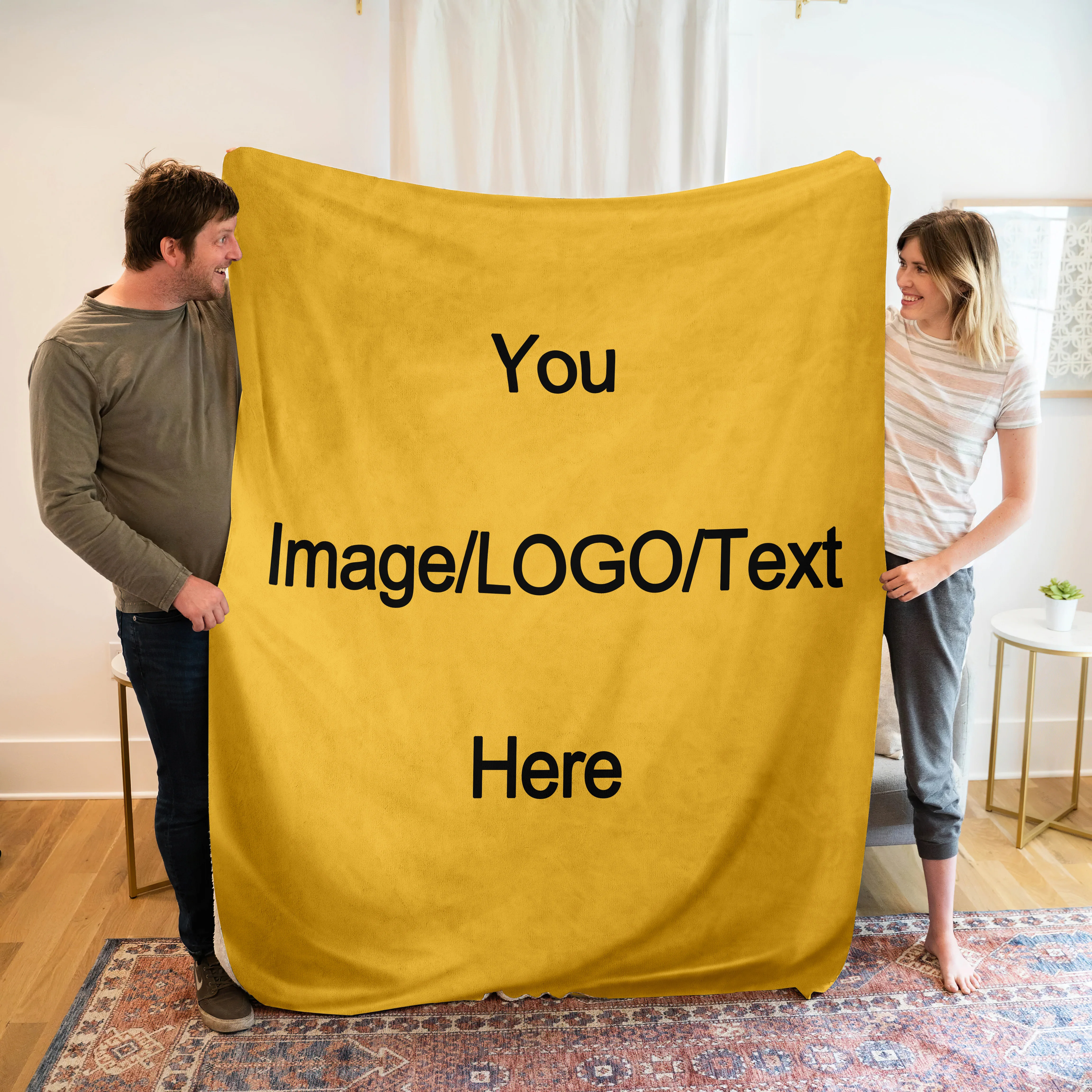 Wholesale High Quality Personalized Super Soft Polyester Blanket 3D Custom Photo Printed Fleece Blanket