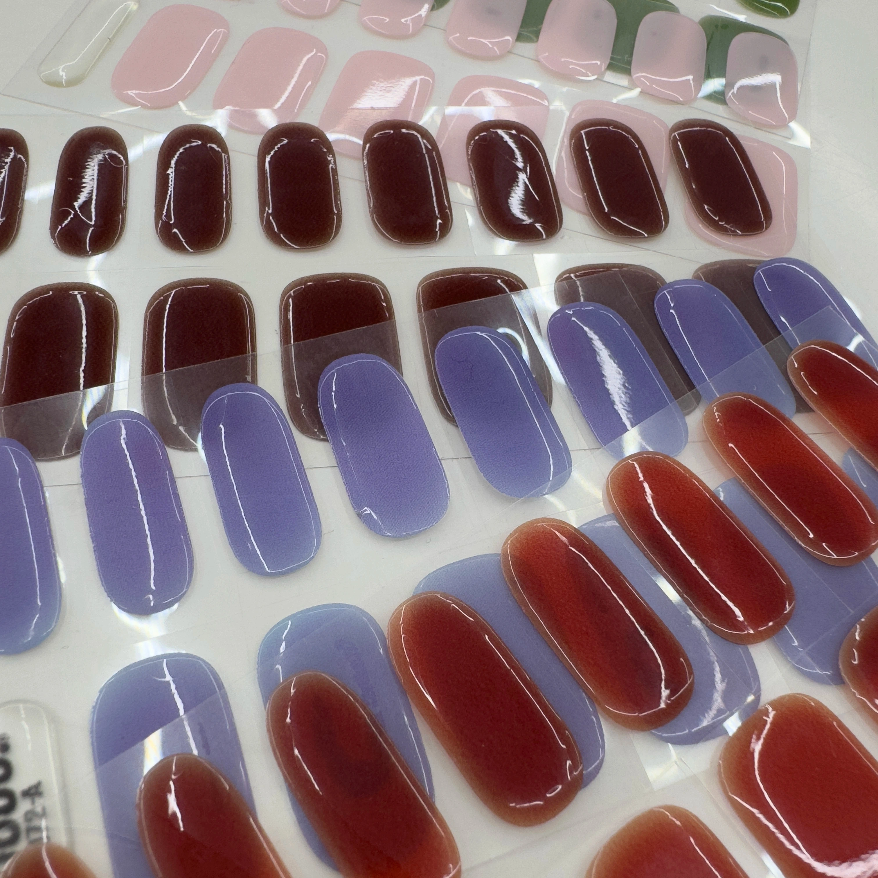 Customizable Korean 100% Real Salon Quality Press on gel nails Full Color Gel Nail sticker manicure Wholesale Certified