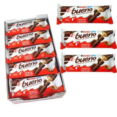 Bulk wholesale supplier of chocolate Ferrero Kinderr Bueno Mini 108G from a European supplier.