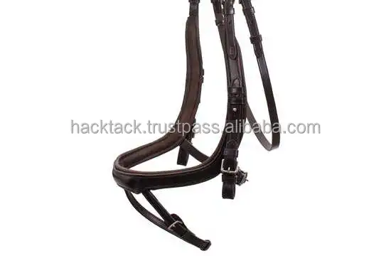 Horse Bridle with Cow Soft Brown LEATHER  fancy stitching on brow band & noseband Bridle
