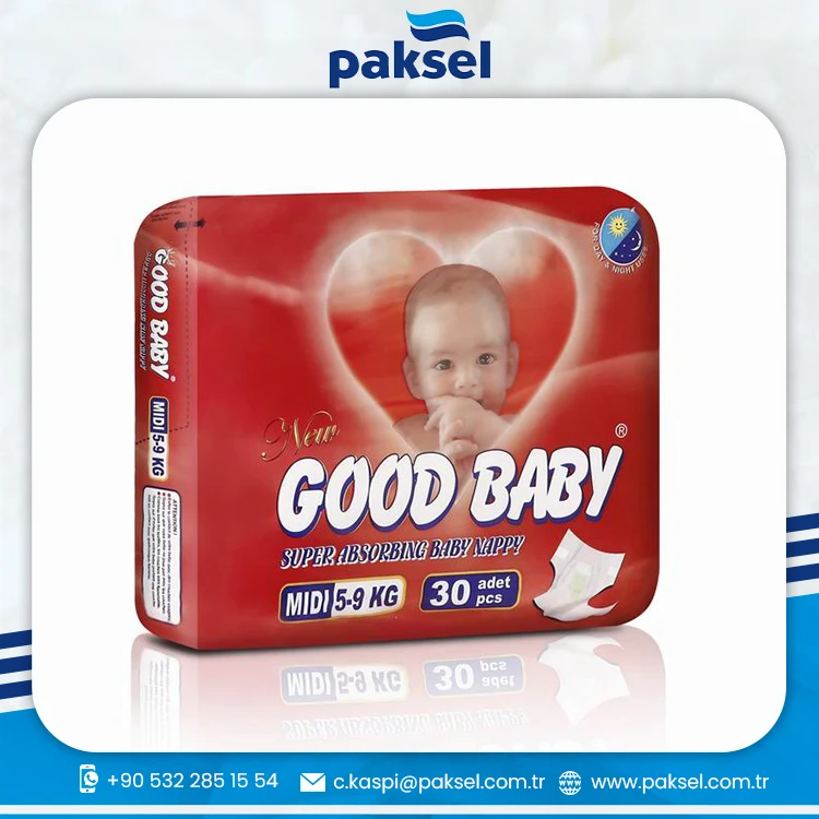 High Quality Good Baby Diaper Super Absorbing Baby Nappy Midi 5 to 9 kg  60 Nappies at Best Price