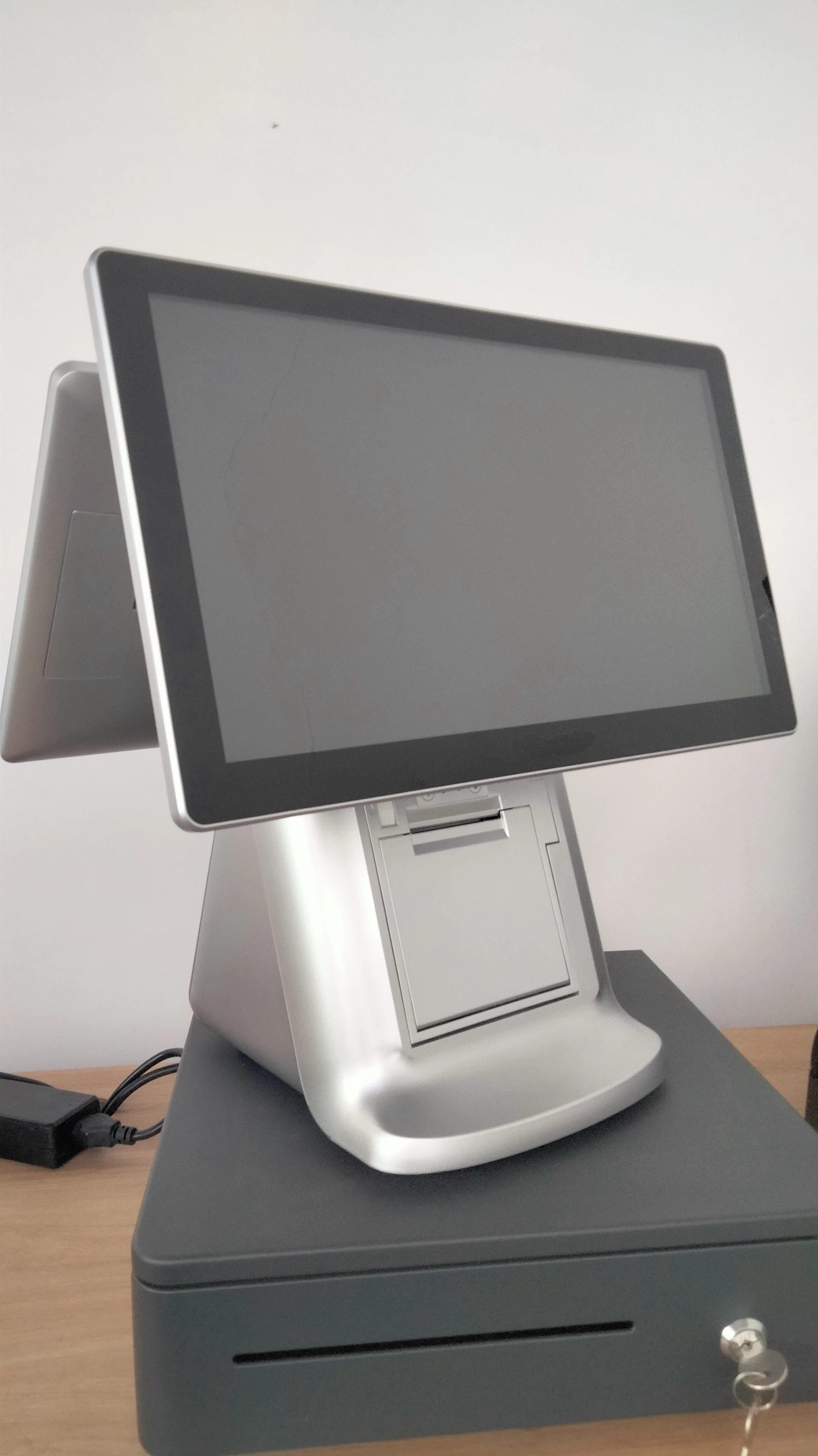 Pos manufacturers full set all in one pos system cash registers built in 80mm receipt printer android pos terminal