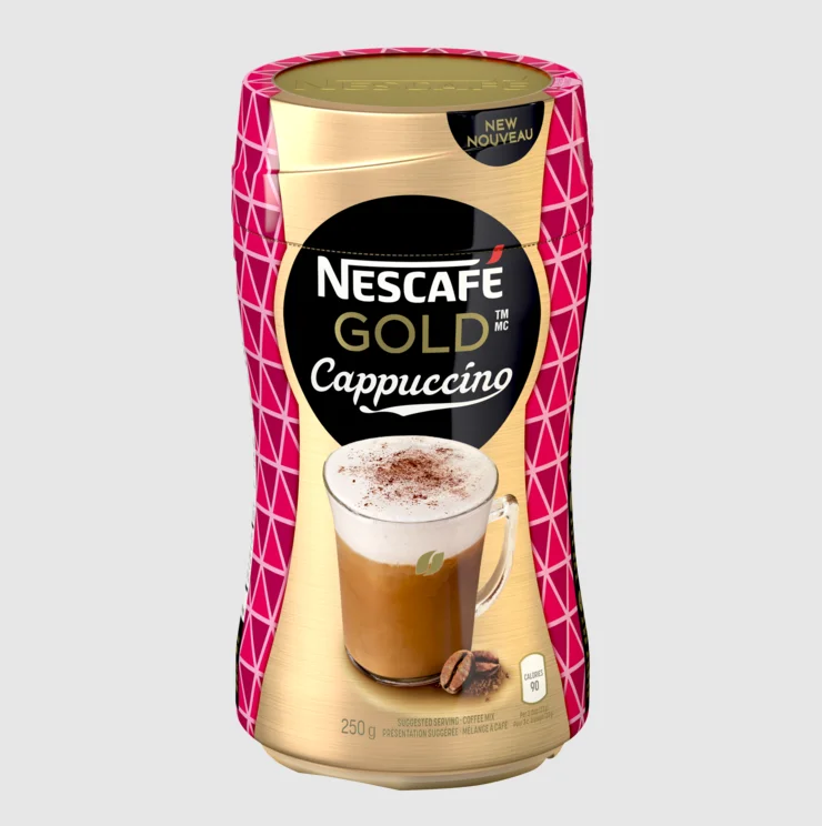 Оптовая цена поставщик золотых пакетиков для капучино NESCAFE и коробка мгновенного кофе быстрая доставка