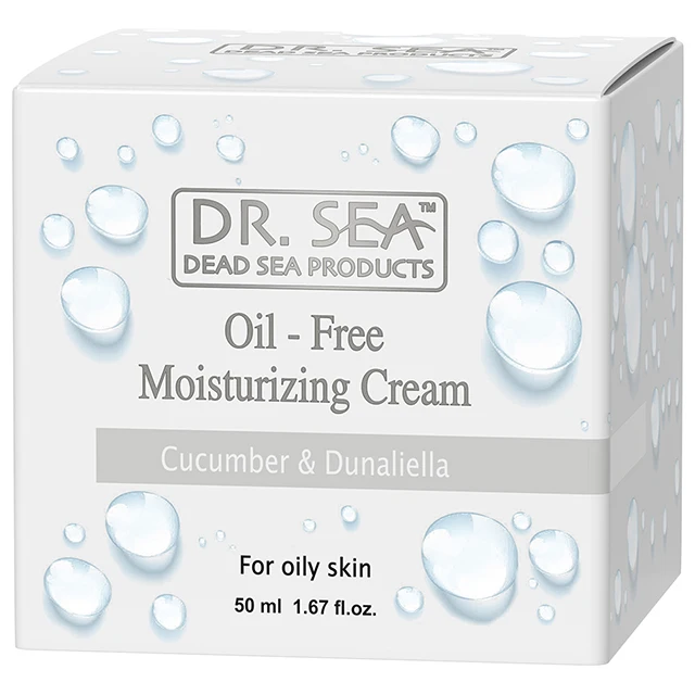 High quality Oil-Free Moisturizing Cream - Cucumber & Dunaliella