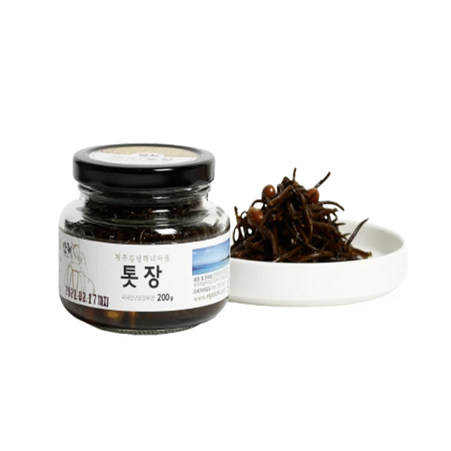 High Quality Seaweed Korean Food PICKLED HIJIKI Korean Seaweed Fresh Ingredients Herbs Sauce or Side Dish Salty Taste