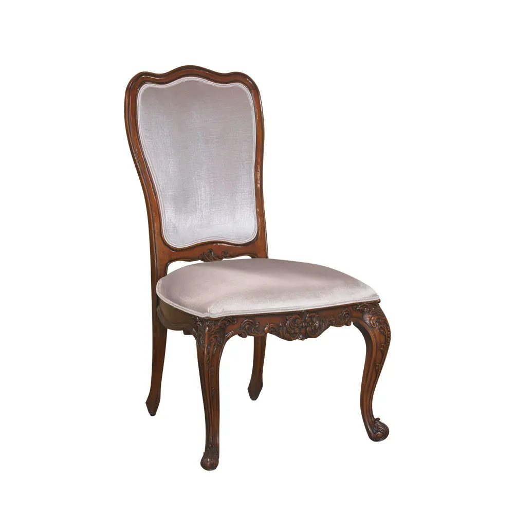 High Quality Royal Luxury Vintage Classic Wooden Hand Carved Living Room Sofa Chair Furniture Set Artistic Teak Mahogany Wood