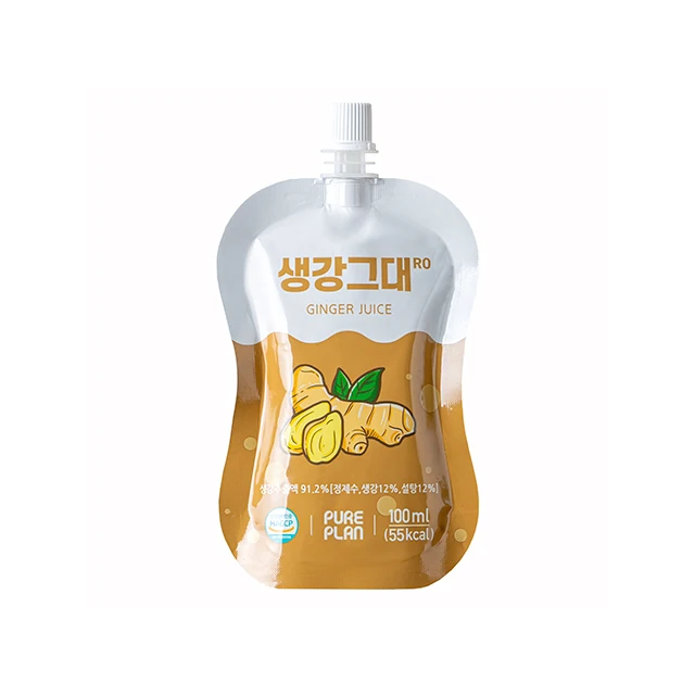 (pure bright and warm cooperative) - pureplan real ginger juice 100ml*15pouch made with Korean gingers KOTRA