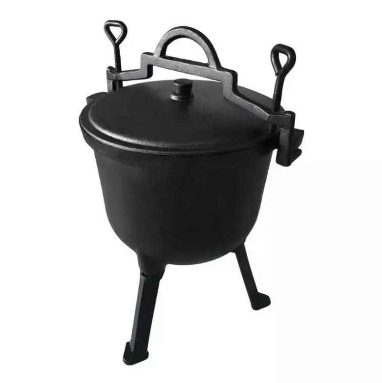 Wholesale  Poland Three Legs Eameled Cast iron meat pot with a capacity of 4 liters