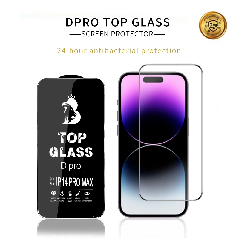 OG Tempered Glass Screen Protector For Iphone 14 13 12 11 Pro Max X Xs Xr 6 7 8 Plus 2.5d Silk Printing 9h Clear Protective Film