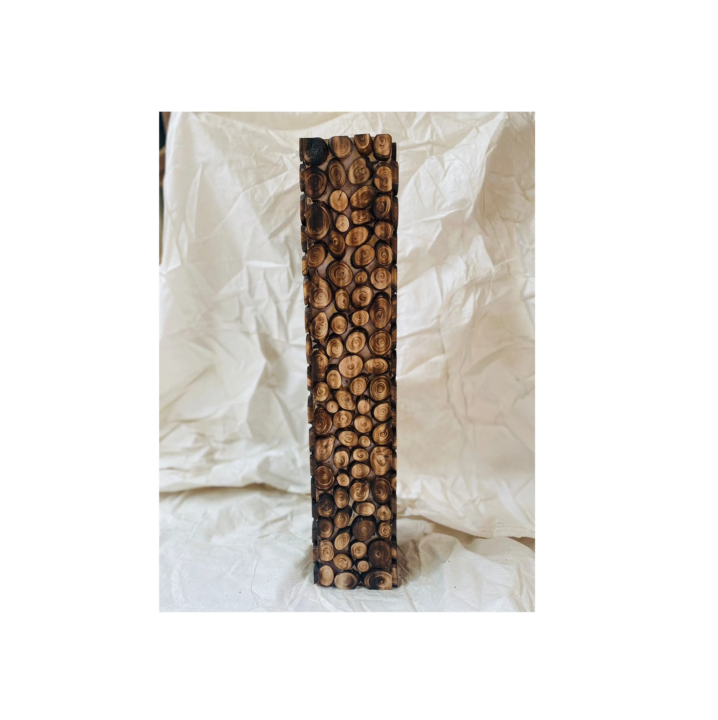 Wooden Large Floor Vases Antique Wood For Living Room Side Table & Dining Table With High Quality Finishing Natural Mango Wood
