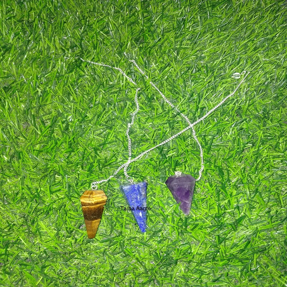Wholesale Natural Crystals rainbow moonstone Pendulum:agate dowsing Pendulum: multi gemstone pendulum:crystal healingstone:craft