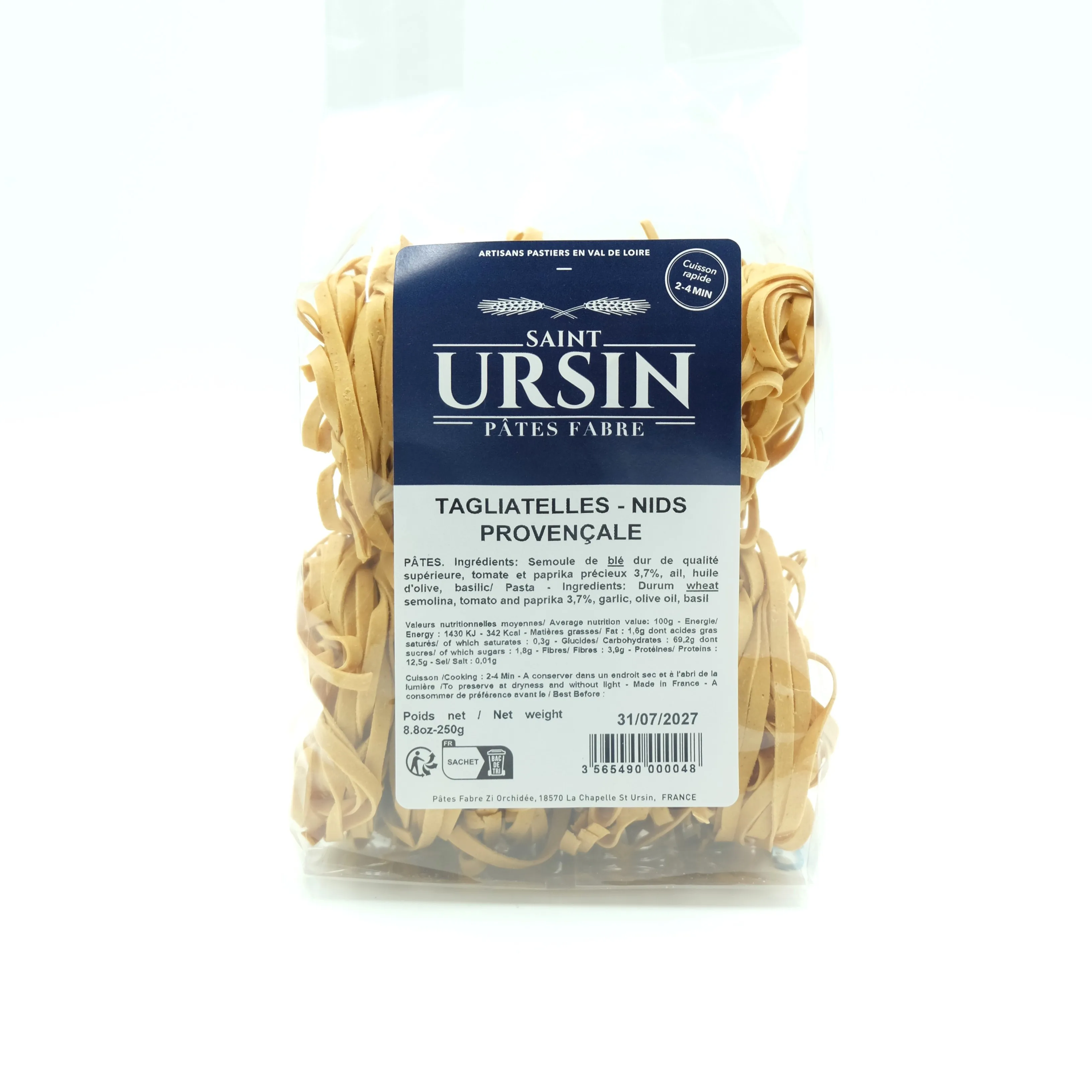 Высококачественные французские макароны Provencale Tagliatelle