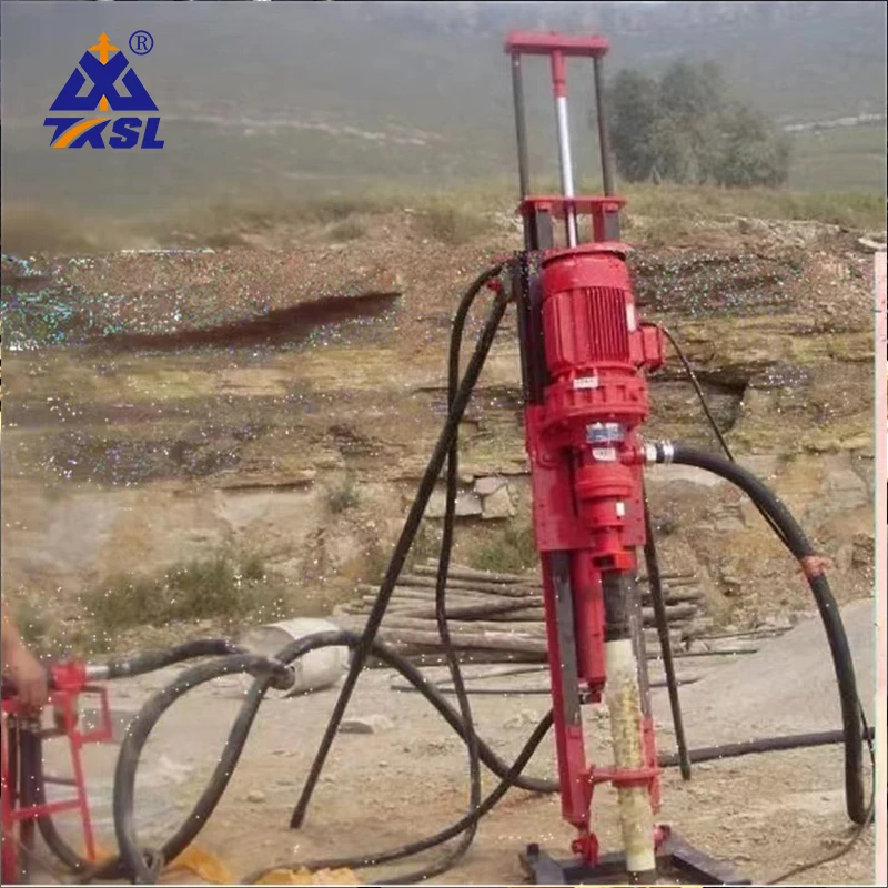Rock buster drill rig dth drilling equipment tractor mounted dth machine
