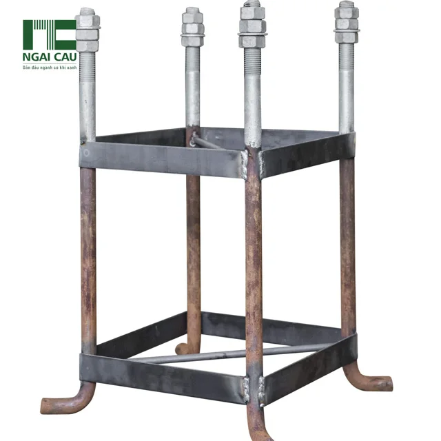 Top-Notch Galvanizing Steel Adjustable Anchor Bolt from Manufacturer with Anti-Corrosion Ability DIN Standard Ground Screw