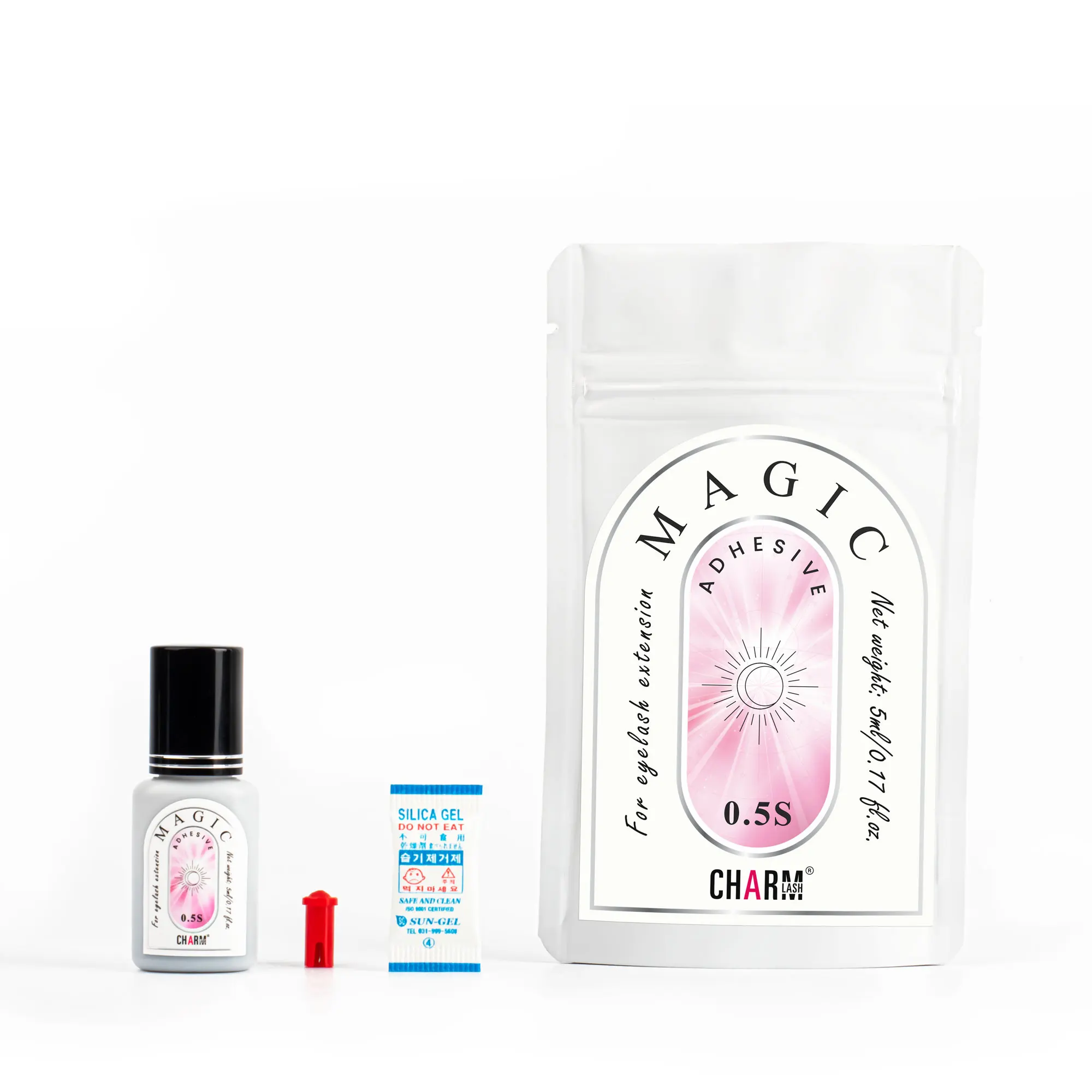 CharmLash long lasting lash glue adhesive waterproof 0.5s fast drying false eyelashes glue ODM OEM wholesale lash glue in bulk