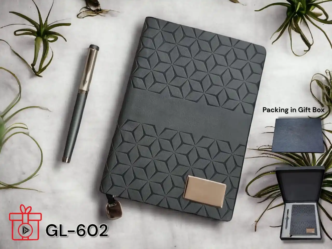 Customized Executive Notepad Notebook Pen Set Best Gift for Office Employees School College Teachers Student Gift Item