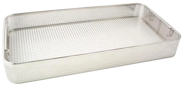 Stainless steel wire Mesh Storage Basket Fine Mesh Surgical Instrument Sterilization Containers Medical Basket Tray