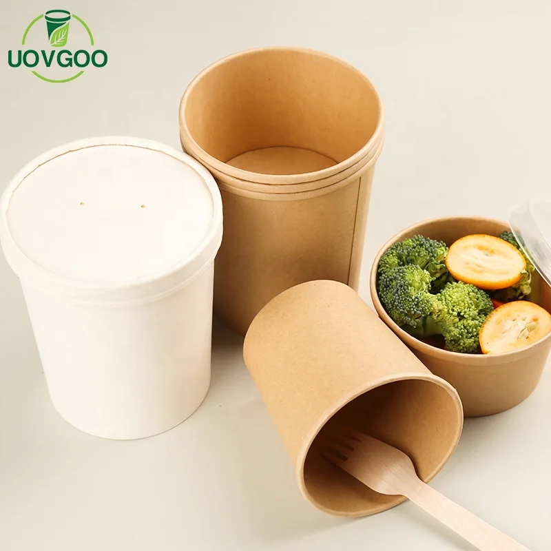Wholesale China manufacture disposable soup cups paper food soup containers cup paper food container