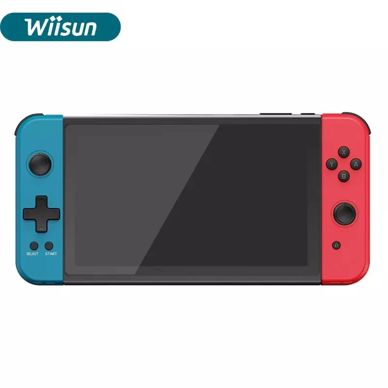 D X70 Handheld Game Console Player 7 inch Retro Classic Game Console  HD TV Out Video Gaming Console For PS1/MD