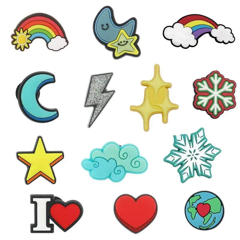 Wholesale PVC clock charms Custom designer sandals charms and bracelet charms for kids