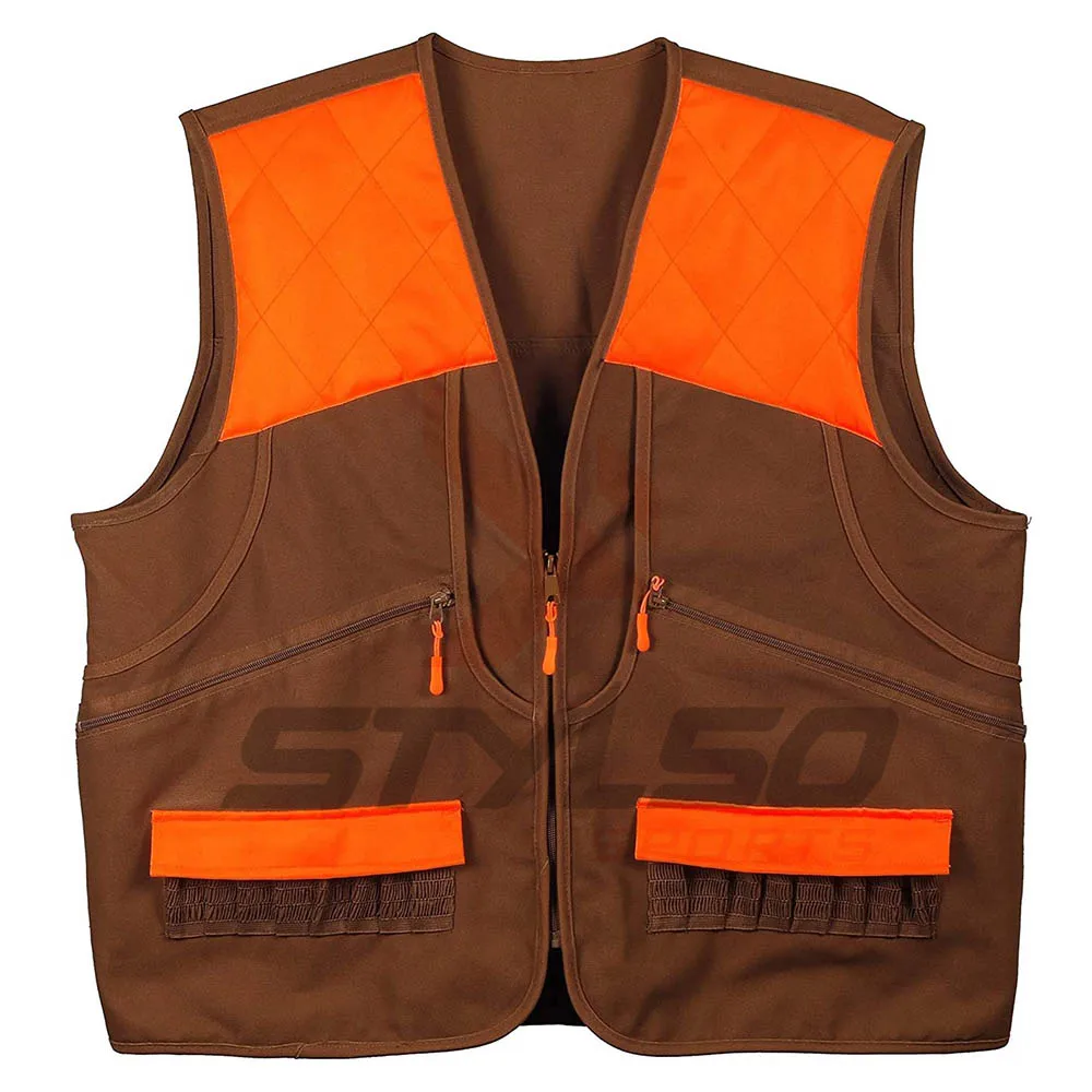 Hunting Vest Custom Sporting Trap Skeet Clays Shooting Waistcoat Hunting Vest Protective Camouflage Hunting Vest