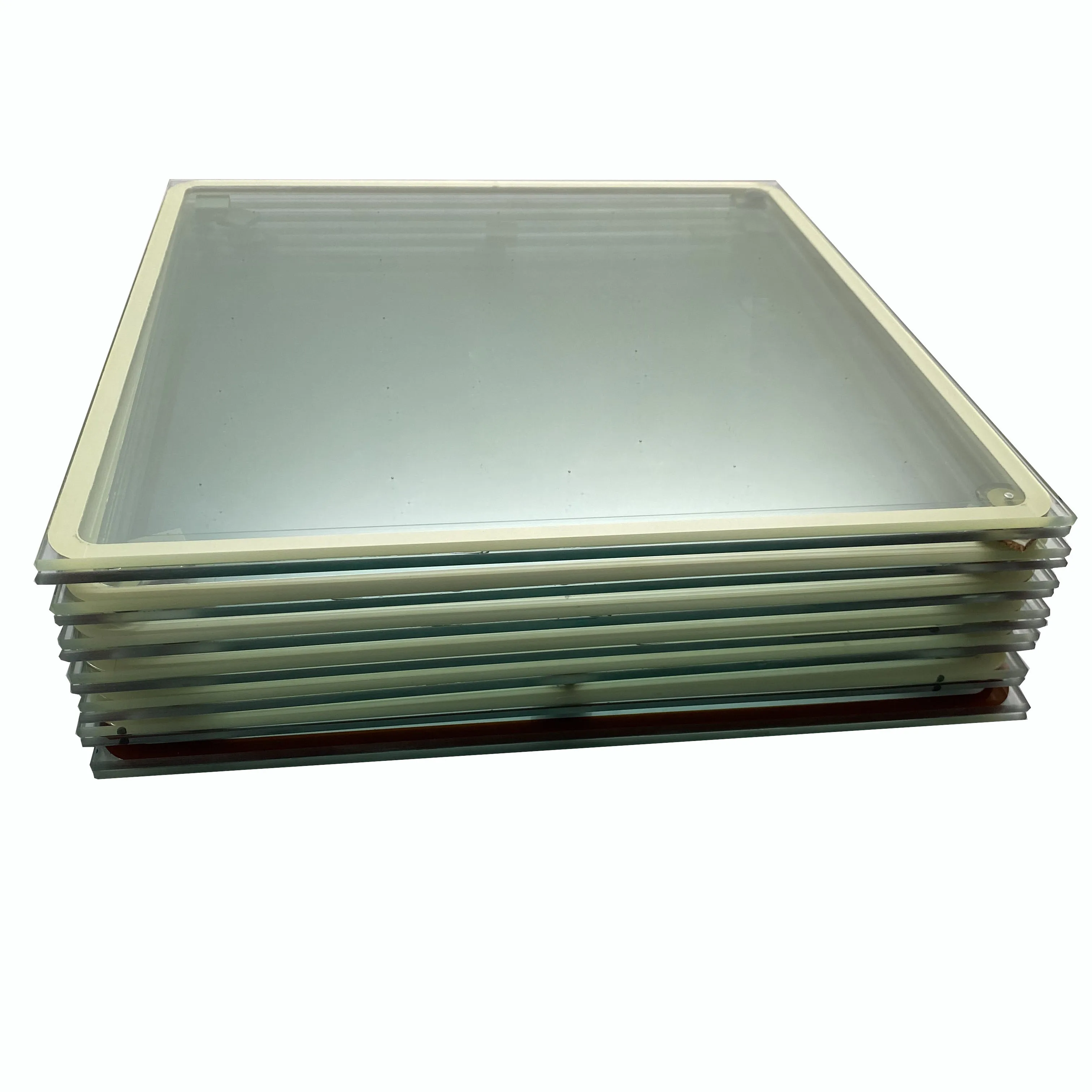 Двойная Глянцевая низкая стеклянная панель закаленные треугольные коммерческие двери изолированное стекло