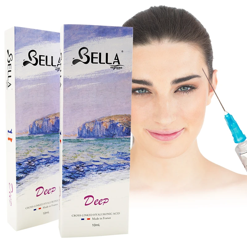 Bella New Skin Care Facial 10ml  Deep Lido Remove Forehead Frown Lines Lip Enlargement Anti Wrinkle Dermal Filler