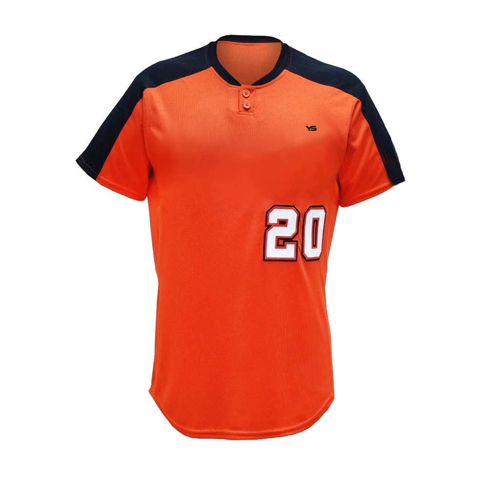 Custom Made Design & Logo Sublimation Digital Print Stitched Baseball Softball Jersey Uniform Team Jersey For Club Team
