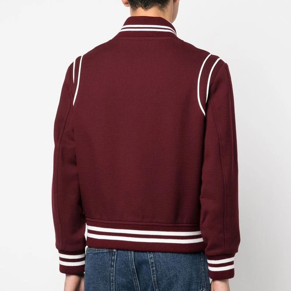 Hot Selling Custom Style Winter Wear Men Embroidered Varsity Jacket / Custom Embroidery Men Varsity Jacket