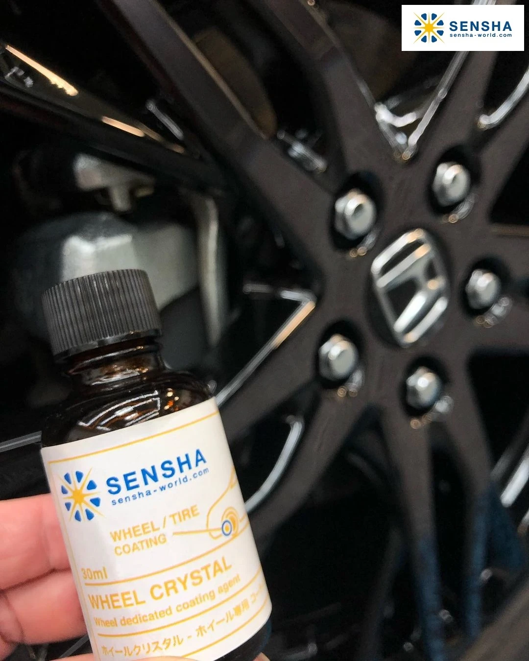 durable wheel coating agent WHEEL CRYSTAL 30ml 100% made in Japan