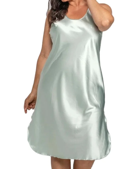 High Fashion 100% Export Oriented Women Nightie Gown Sleepwear Exclusive Satin Nightdress All Season Ladies from Bangladesh