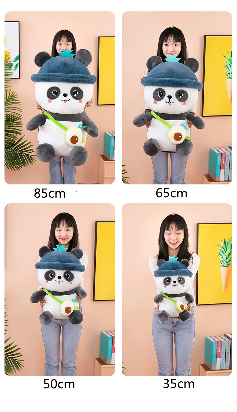 Кунг-фу Панда плюшевая подушка мягкие игрушки Симпатичные диванные подушки животные кавайные китайские детские панды плюшевые