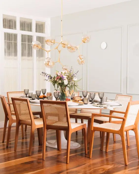 Width 18'/24'/36' Open Mesh Cane Webbing Roll 100% Vietnam rattan weaving / Natural Rattan Webbing Roll