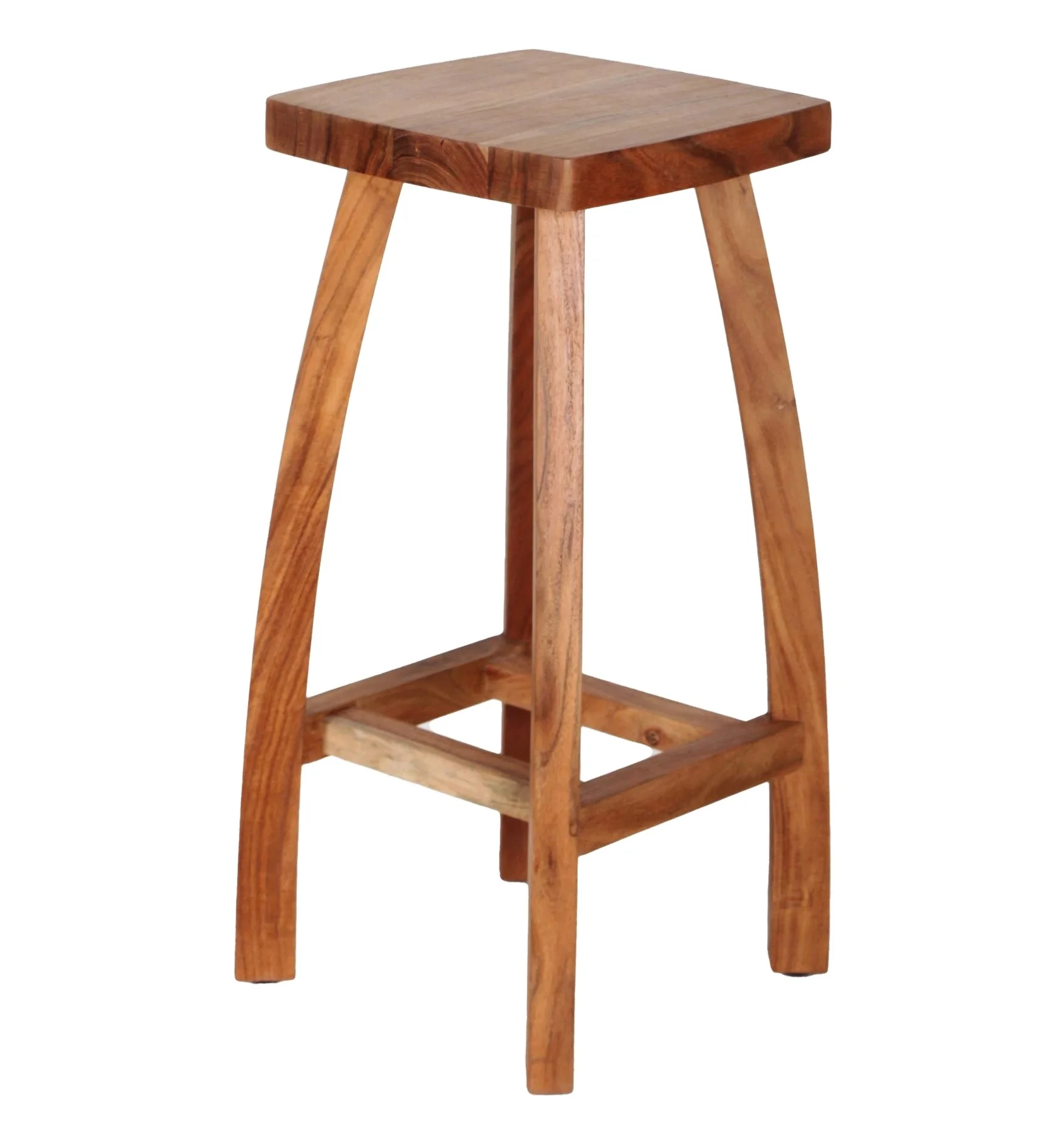 Hot Selling Modern Luxury High Quality Bone Inlay Console Solid Wooden Stools Ottomans for Bar Apartment Living Room Furniture