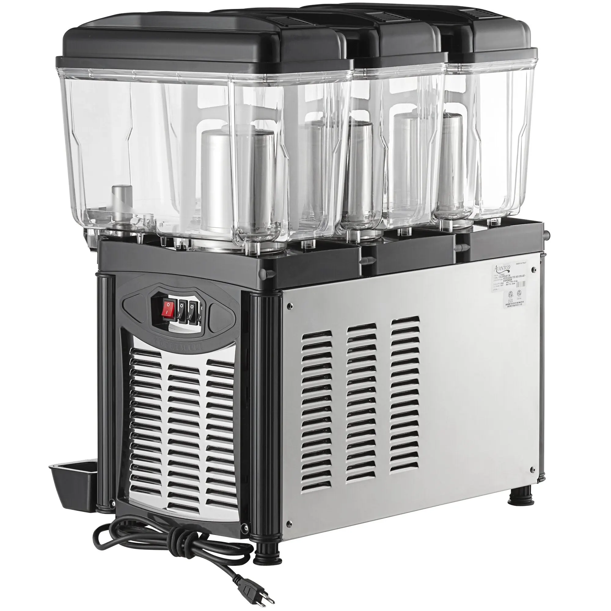 Hot Sale Commercial Stainless Steel Automatic Fruit Juice Bevera Dispenser Restaurant Use Cooling Juice Extractor Machine Sale