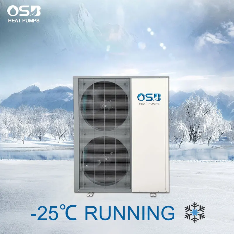 R32 R290 full dc inverter monoblock heat pump monoblock pompa ciepla hvac systems with heat pump for home heating and cooling