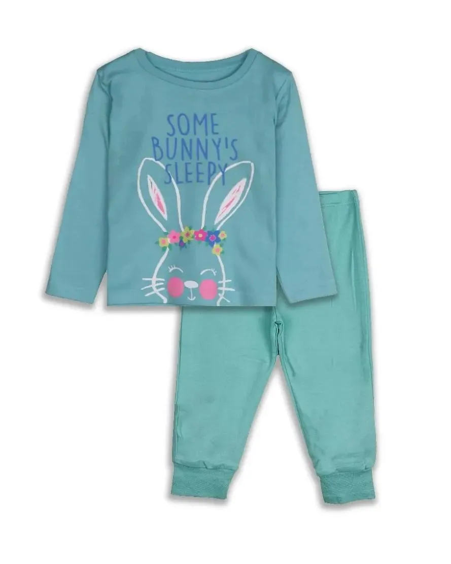 Girls Pajama Sets Full Sleeve Top and Pant Export Surplus Stocklot Girls Wholesale Clothing GIRLS PYJAMA SET Knitted Clothing