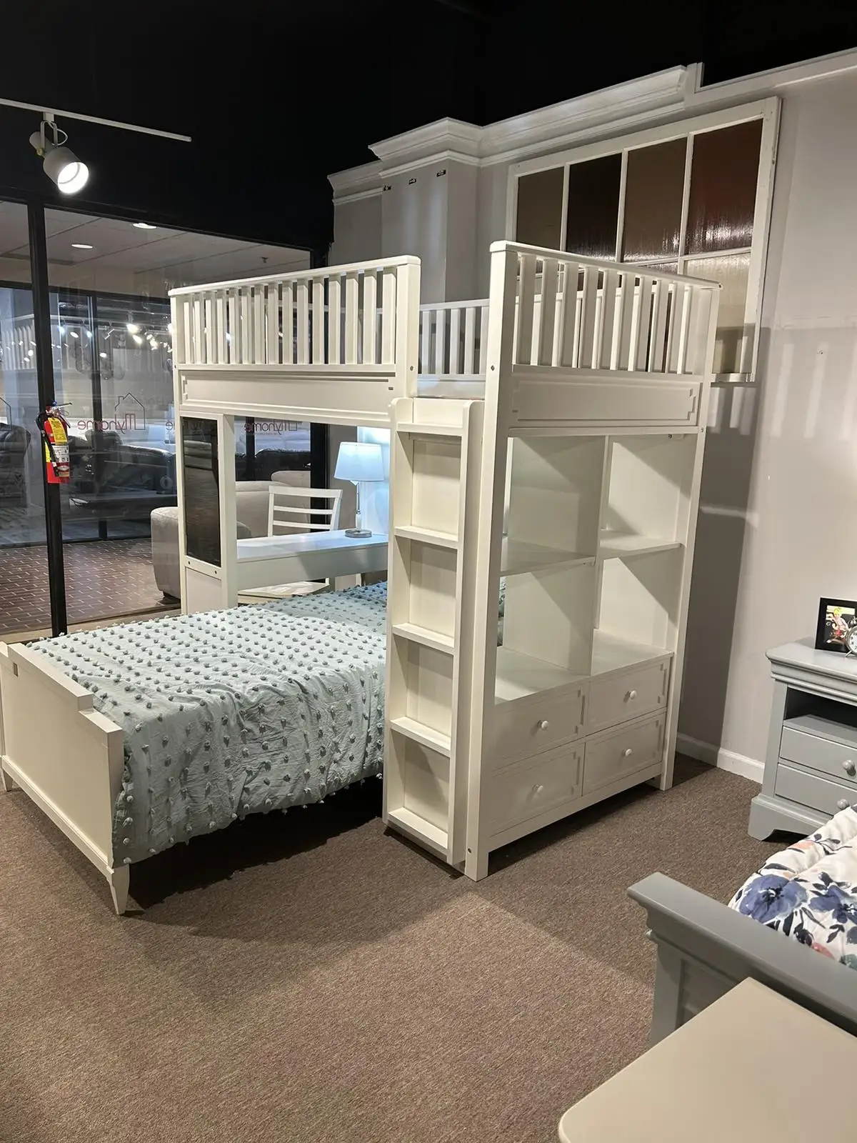 ODM OEM Service  Loft Bed For Twin Over Full Bed Wooden Hardwood For Kids Ready Export Worldwide From Vietnam Manufacturer