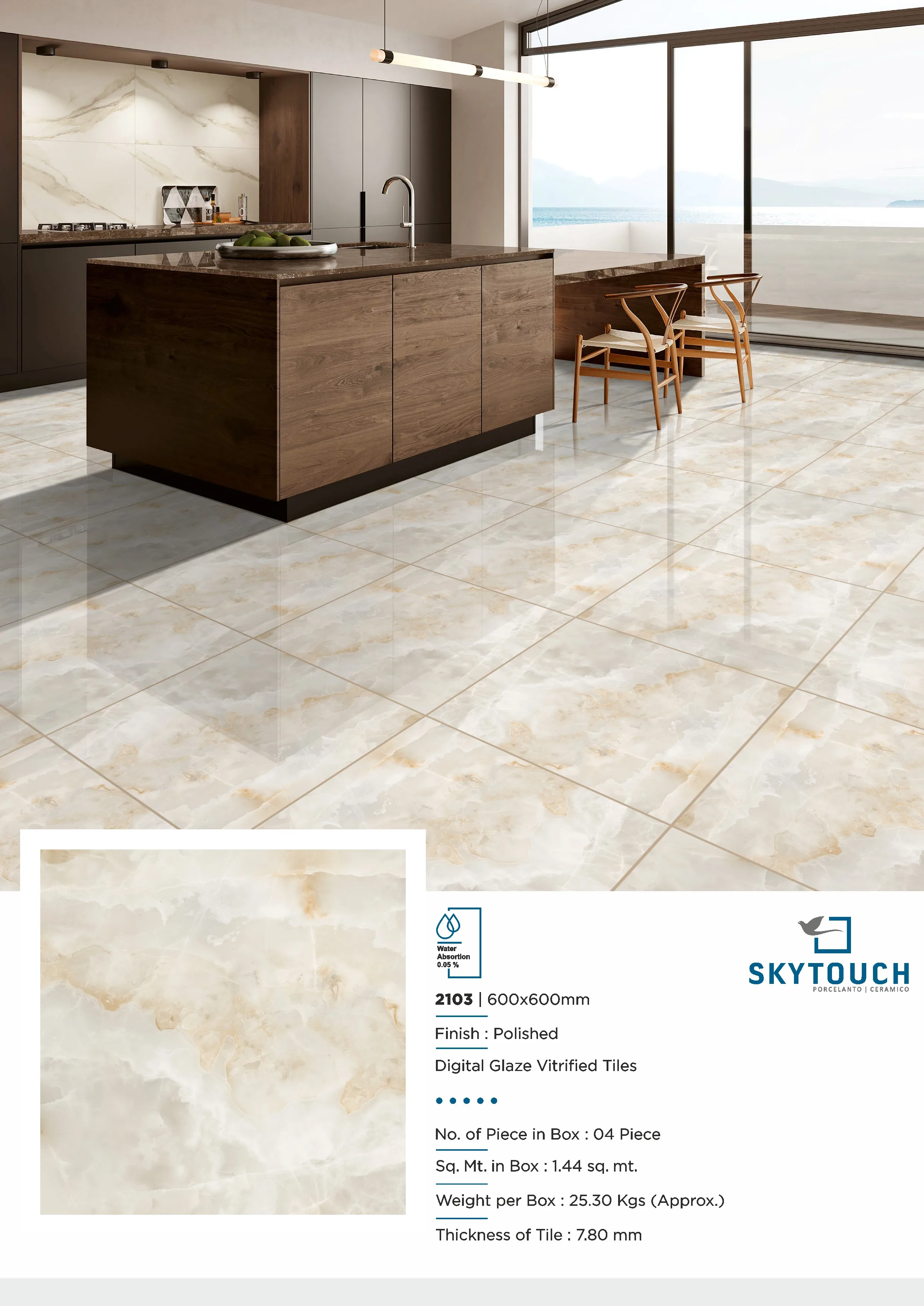 Wholesale 600x600mm 8.5mm Gray Gold Digital Polished Porcelain Tile New Design Interior Clay Material Best Price in India