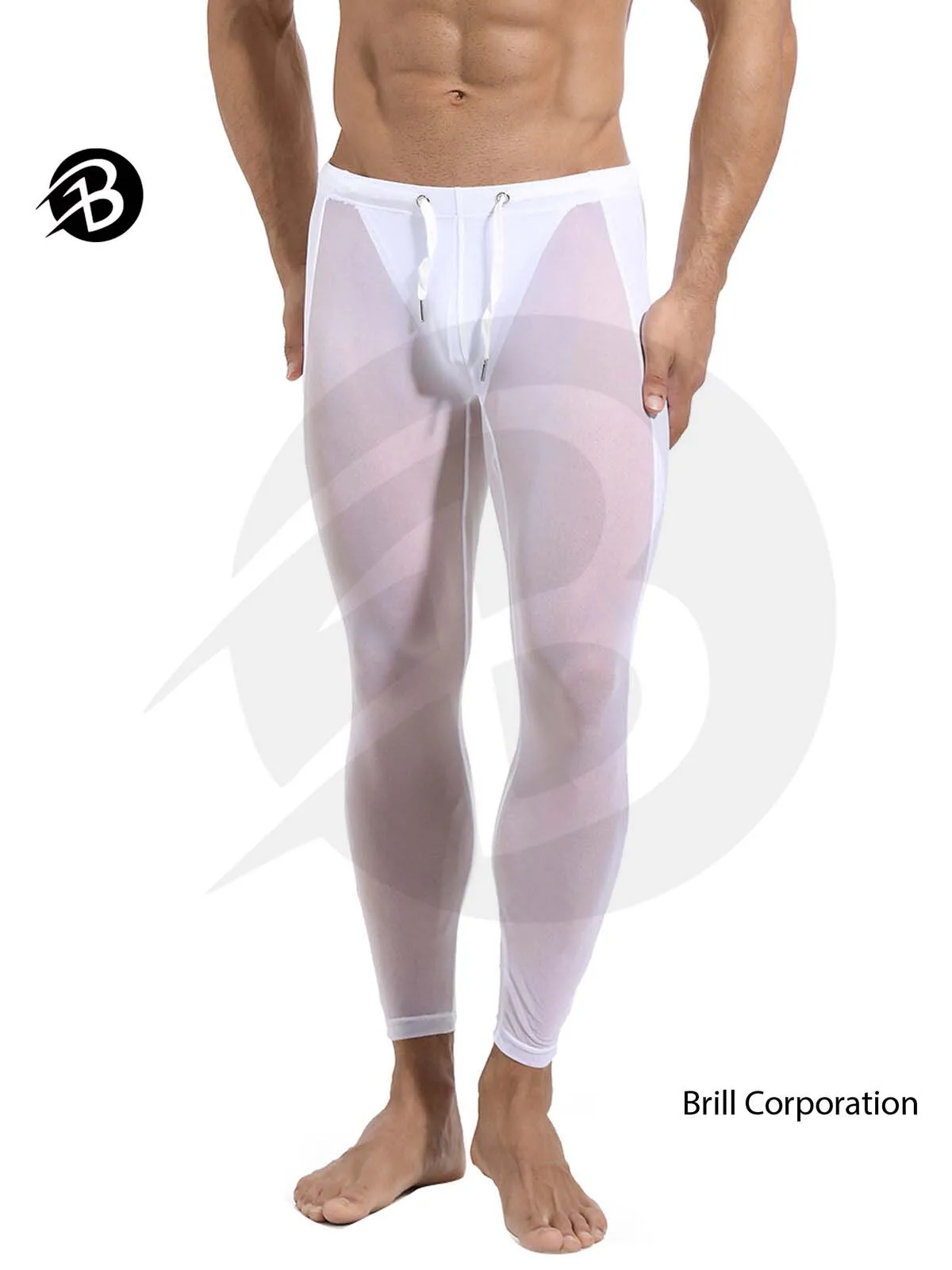 Men Leggings see Through Full Length Sheer Mesh Pants \ Custom Design Transparent Casual Wear Sheer Mesh Leggings