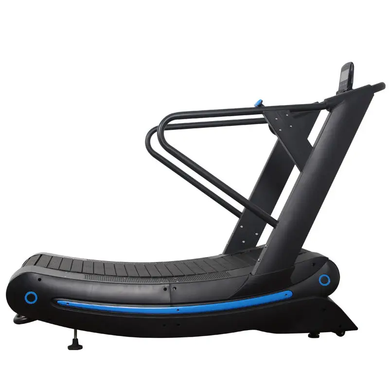 Fitness Equipment Gym Commercial Non Motorized Manual Mechanical Unpowered Curved Treadmill