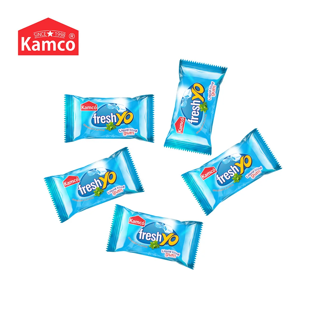 Жевательная резинка со свежим мятным центром экспортного качества