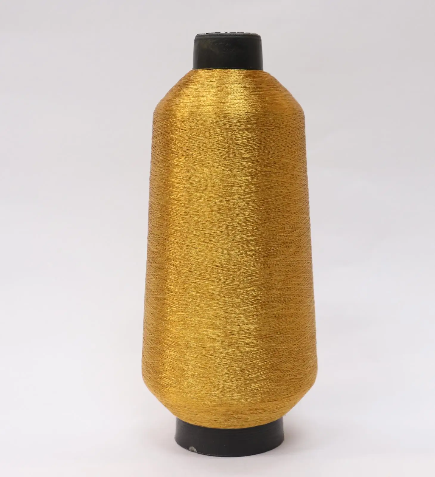 Metallic copper cone High Tenacity jari kasab Embroidery yarn polyester yarn weaving seawing