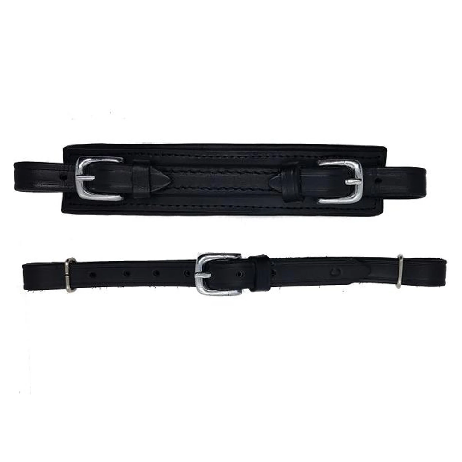 Hackamore Leather Straps Padded Fur Hackamore Straps Original Leather with Brass and Stainless Hardware  Hackamore Bits Straps