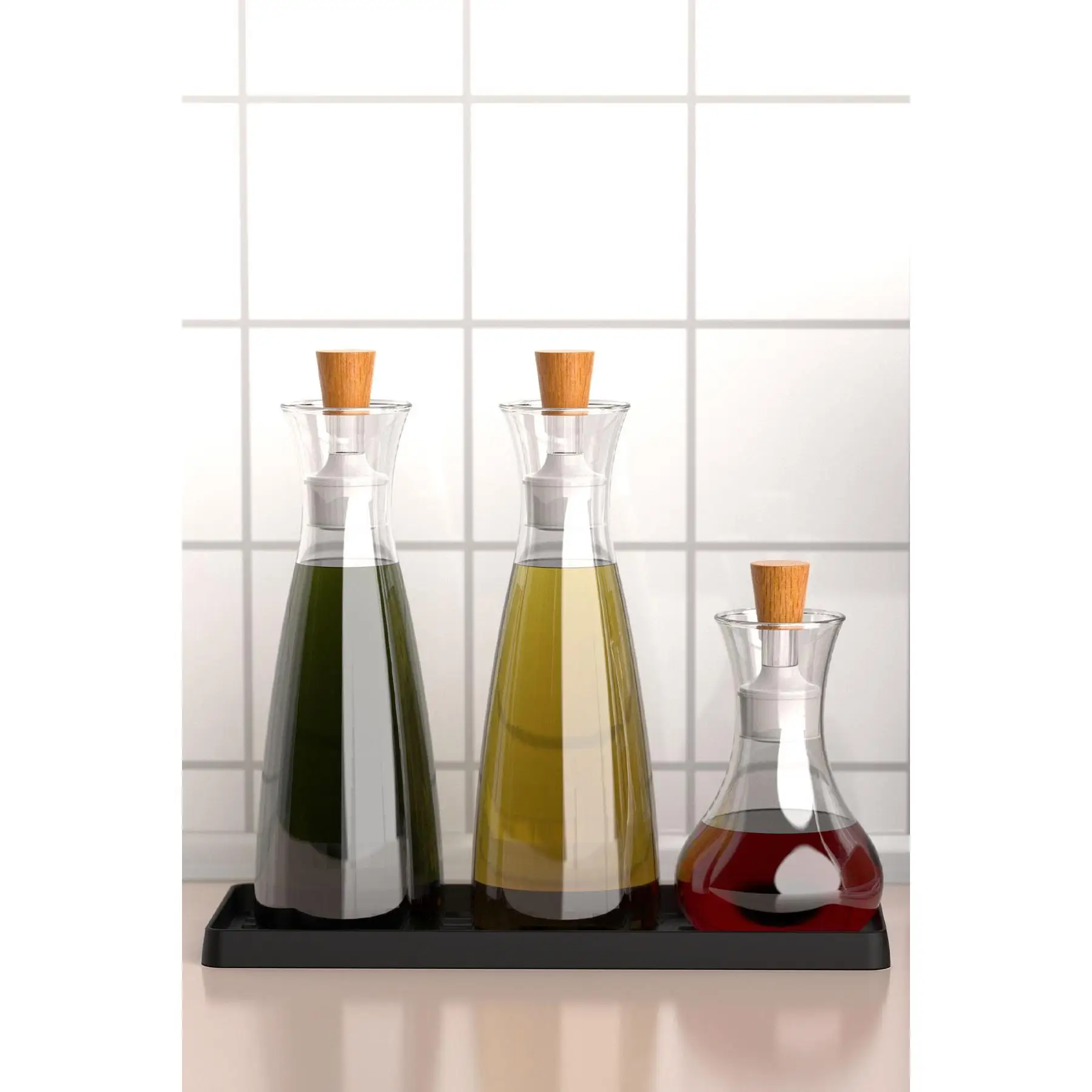 Silicone Oil Pot Oil Bowl Stand Base, Multi-Purpose Organizer Presentation Holder, Soap Dish Stand, 26x10 Cm