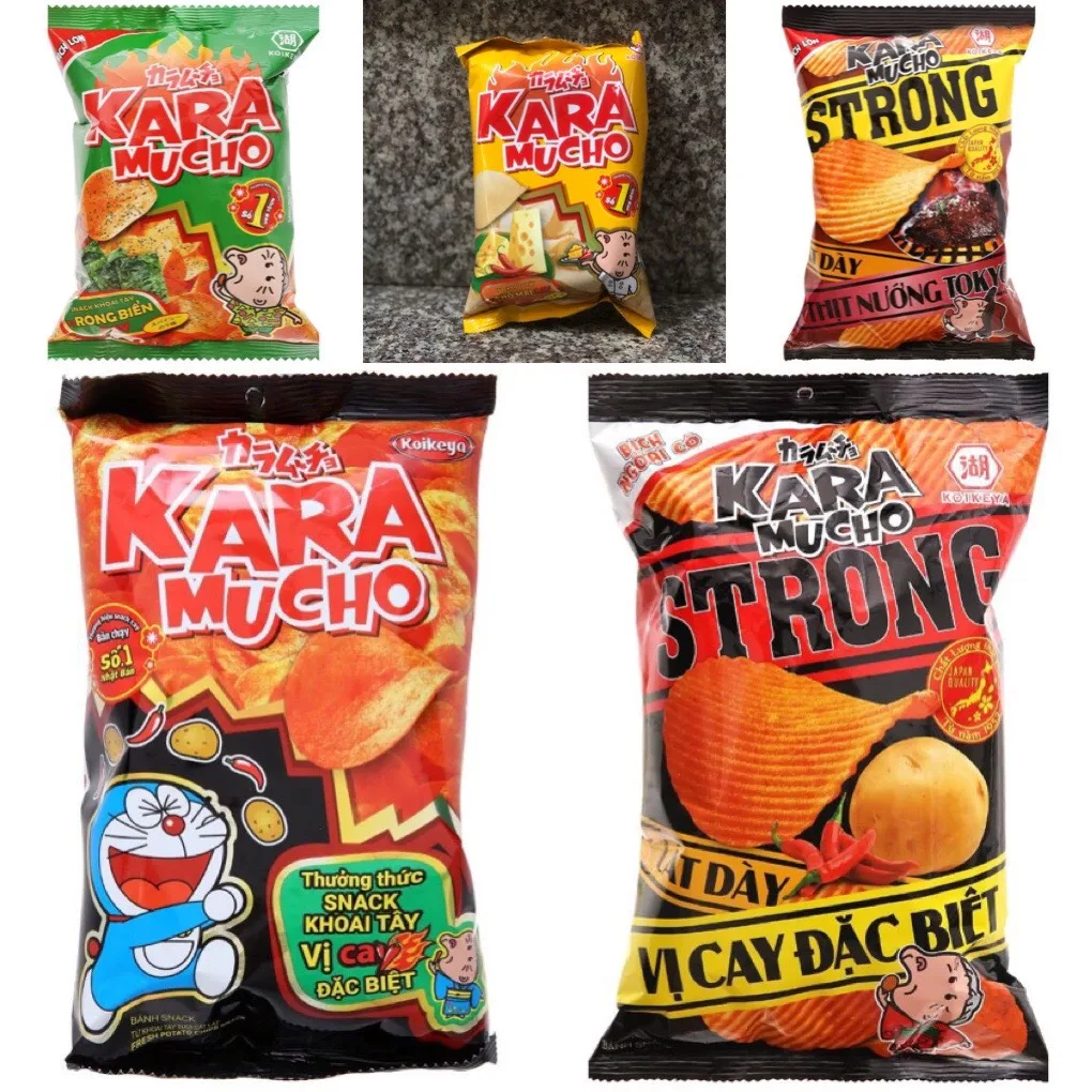 Wholesale POTATO SNACK  KARAMUCHO  SPECIAL SPICY and delicious melting Vietnam supplier top sell