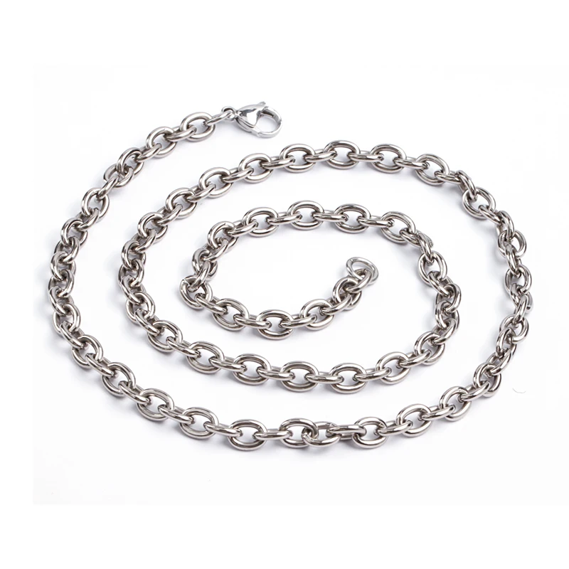 titanium Custom Necklace OEM wholesale hip hop Man titanium Fashion jewelry fine Chain Stainless steel titanium Men for Necklace