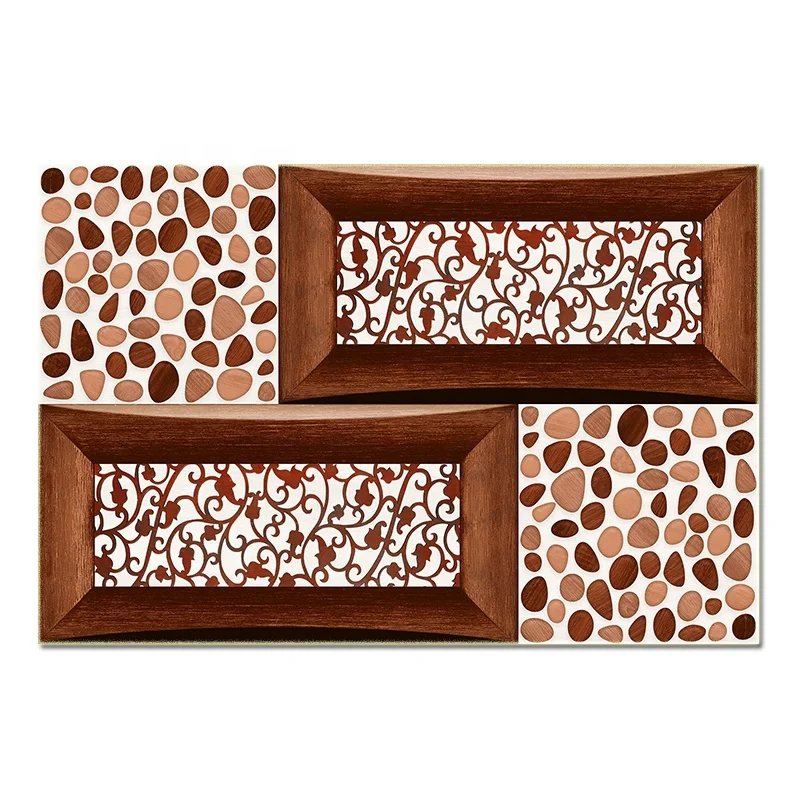 Best Quality custom thickness 300x450 mm High Depth Ceramic Digital Wall Tile Decorative Design Home Elevation Tiles