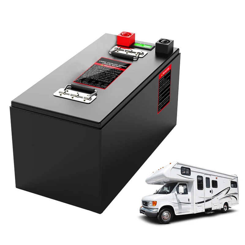 High quality 12V 100Ah Lifepo4 Energy Storage System with lithium-ion LCD display Battery suitable for RV and solar energy