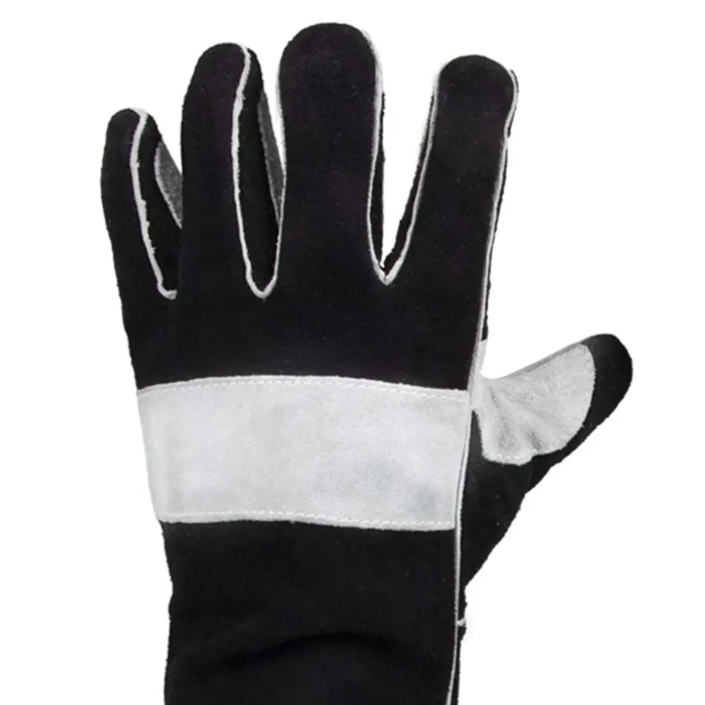 Top Quality 100% Genuine Cowhide Leather Welding Gloves For Men / Factory Wholesale Price Leather Welding Gloves